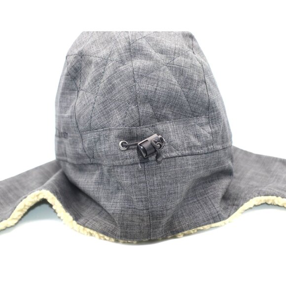 L.L.Bean Mens Insulated Trapper Winter Hat W/ Earflaps Gray & Sherpa Lining L/XL - Picture 6 of 8